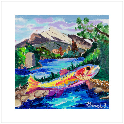 Flyfish print