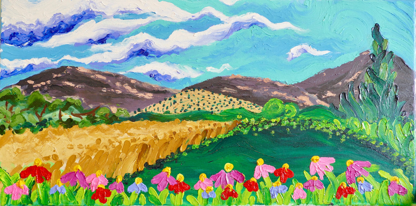 Meadows and Mountains print