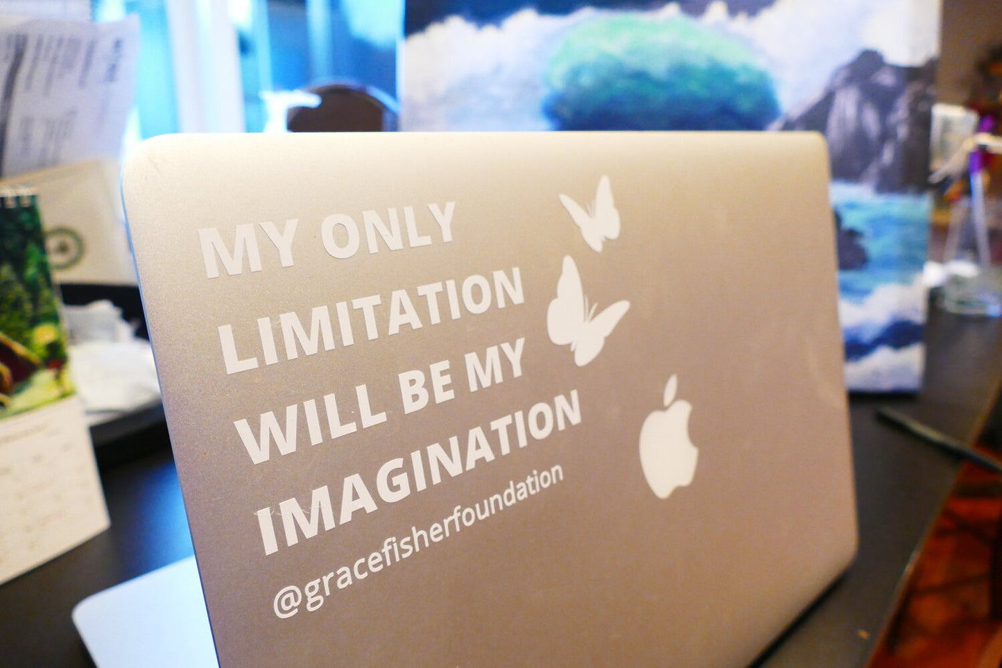 "My only limitation..." Vinyl sticker